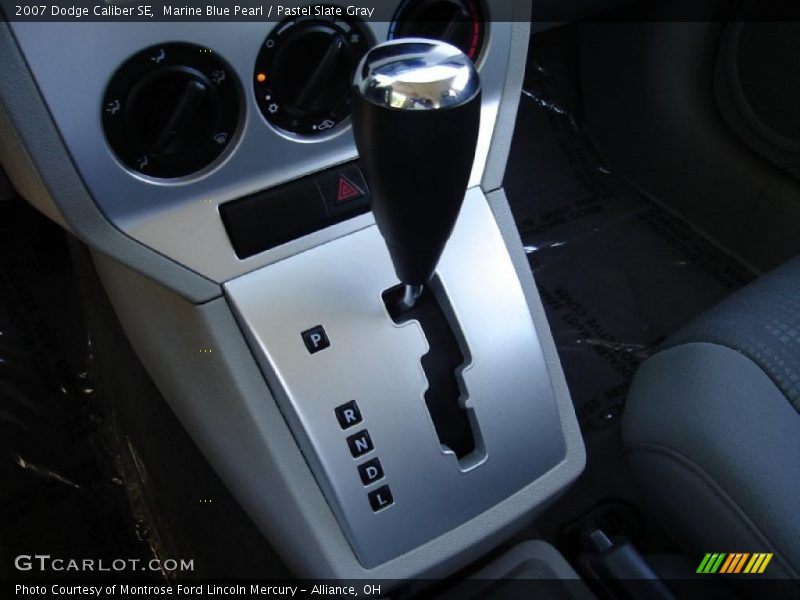Marine Blue Pearl / Pastel Slate Gray 2007 Dodge Caliber SE