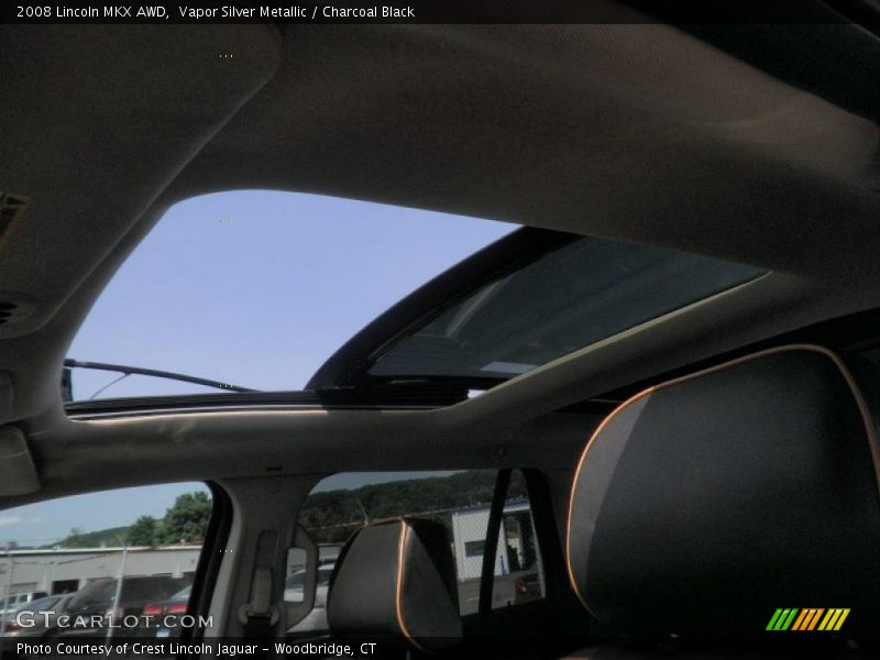 Vapor Silver Metallic / Charcoal Black 2008 Lincoln MKX AWD