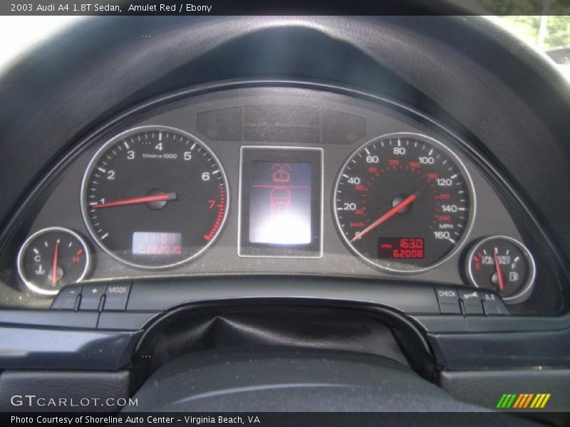 Amulet Red / Ebony 2003 Audi A4 1.8T Sedan