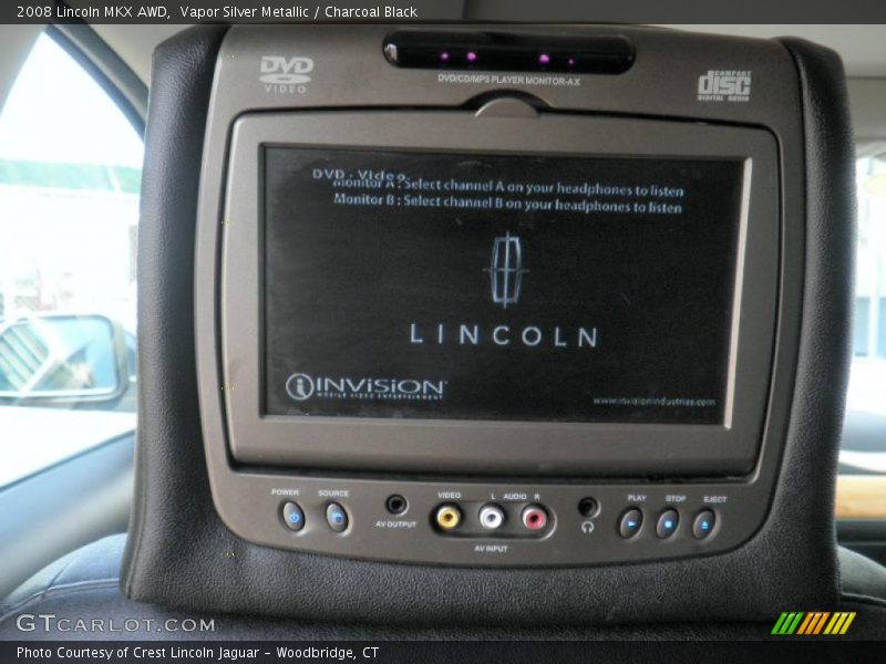 Vapor Silver Metallic / Charcoal Black 2008 Lincoln MKX AWD