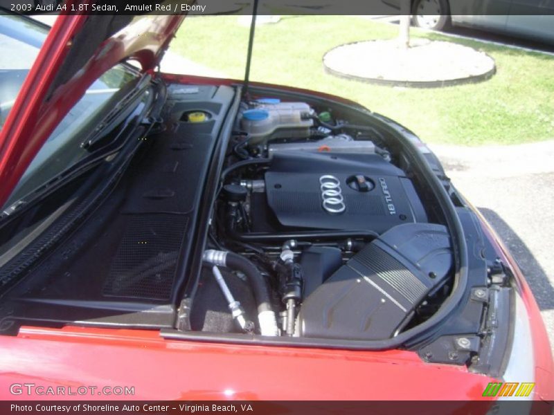 Amulet Red / Ebony 2003 Audi A4 1.8T Sedan