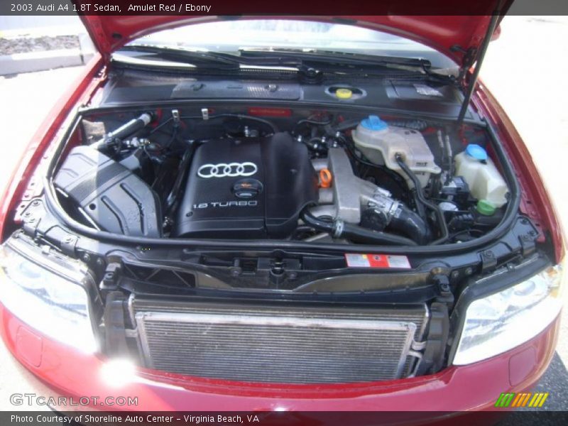 Amulet Red / Ebony 2003 Audi A4 1.8T Sedan
