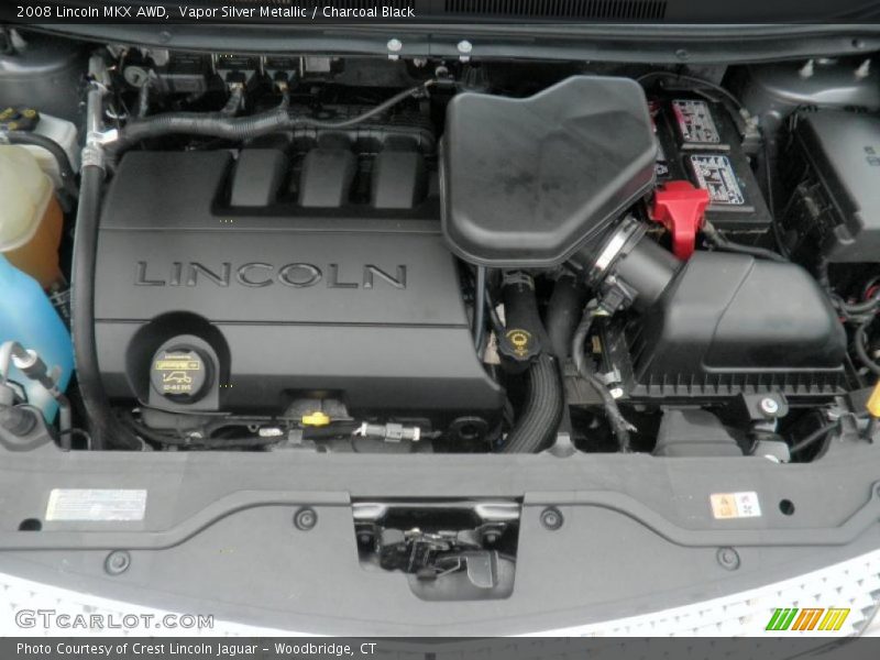 Vapor Silver Metallic / Charcoal Black 2008 Lincoln MKX AWD