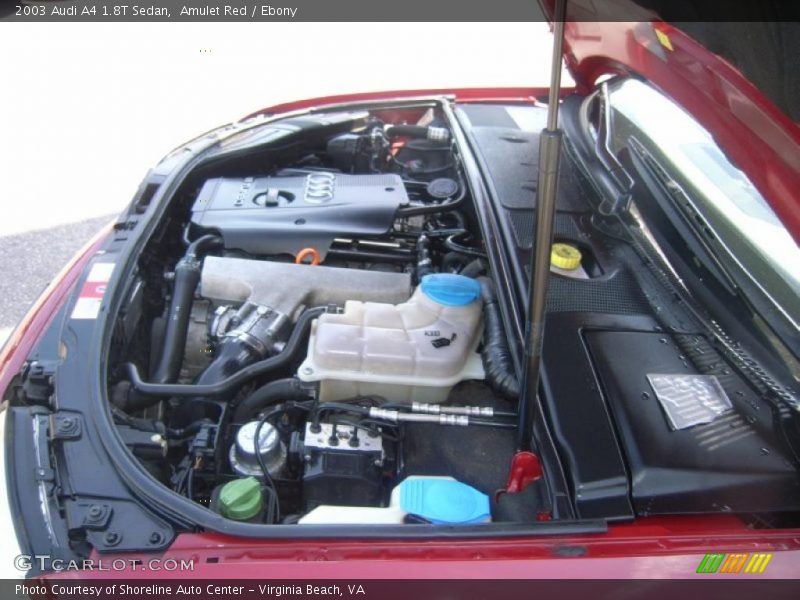 Amulet Red / Ebony 2003 Audi A4 1.8T Sedan