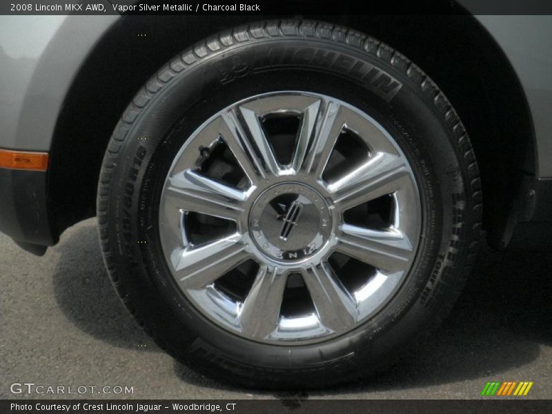 Vapor Silver Metallic / Charcoal Black 2008 Lincoln MKX AWD