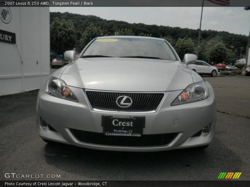 Tungsten Pearl / Black 2007 Lexus IS 250 AWD