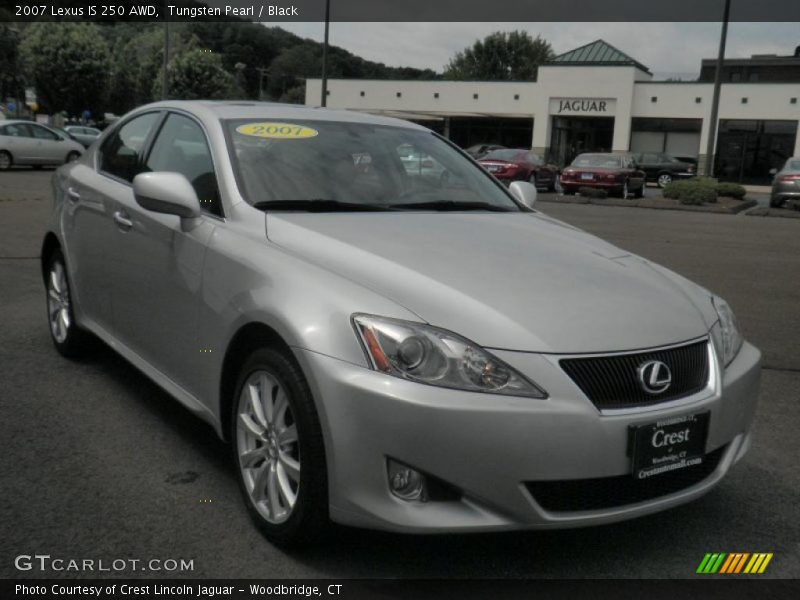 Tungsten Pearl / Black 2007 Lexus IS 250 AWD