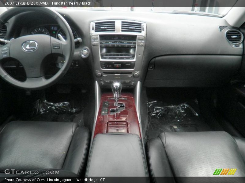Tungsten Pearl / Black 2007 Lexus IS 250 AWD