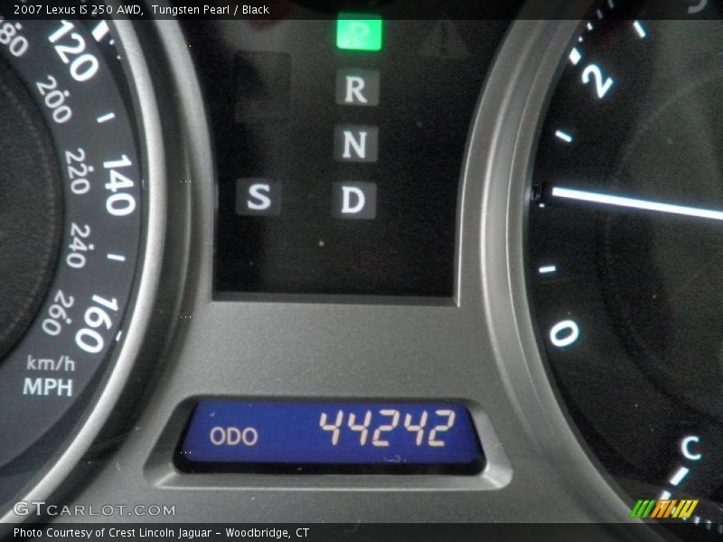 Tungsten Pearl / Black 2007 Lexus IS 250 AWD