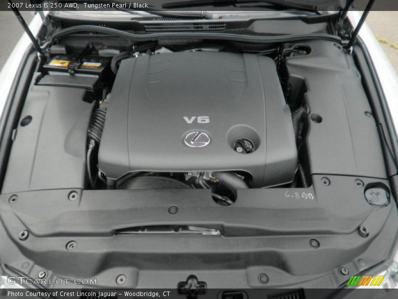 Tungsten Pearl / Black 2007 Lexus IS 250 AWD