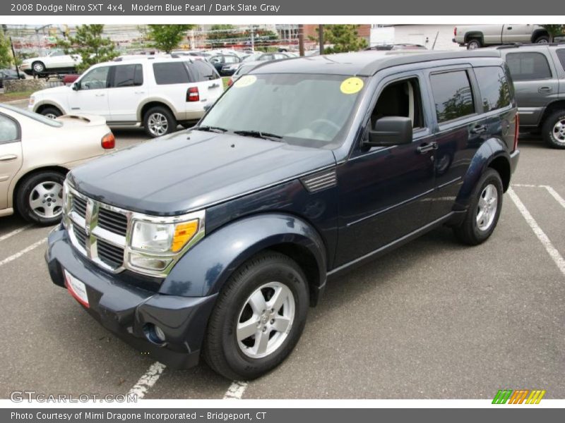 Modern Blue Pearl / Dark Slate Gray 2008 Dodge Nitro SXT 4x4