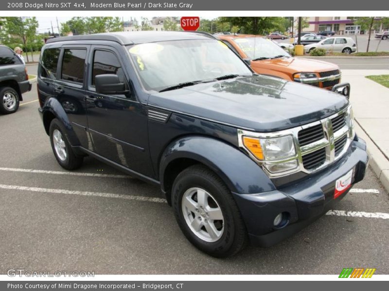 Modern Blue Pearl / Dark Slate Gray 2008 Dodge Nitro SXT 4x4