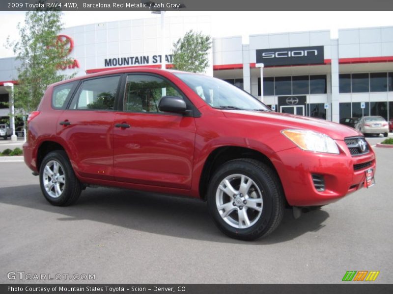 Barcelona Red Metallic / Ash Gray 2009 Toyota RAV4 4WD