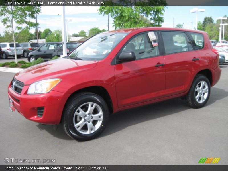 Barcelona Red Metallic / Ash Gray 2009 Toyota RAV4 4WD