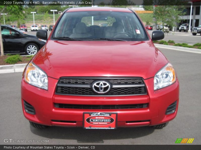 Barcelona Red Metallic / Ash Gray 2009 Toyota RAV4 4WD