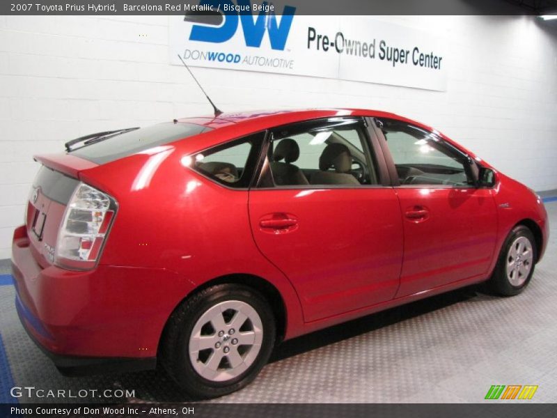 Barcelona Red Metallic / Bisque Beige 2007 Toyota Prius Hybrid