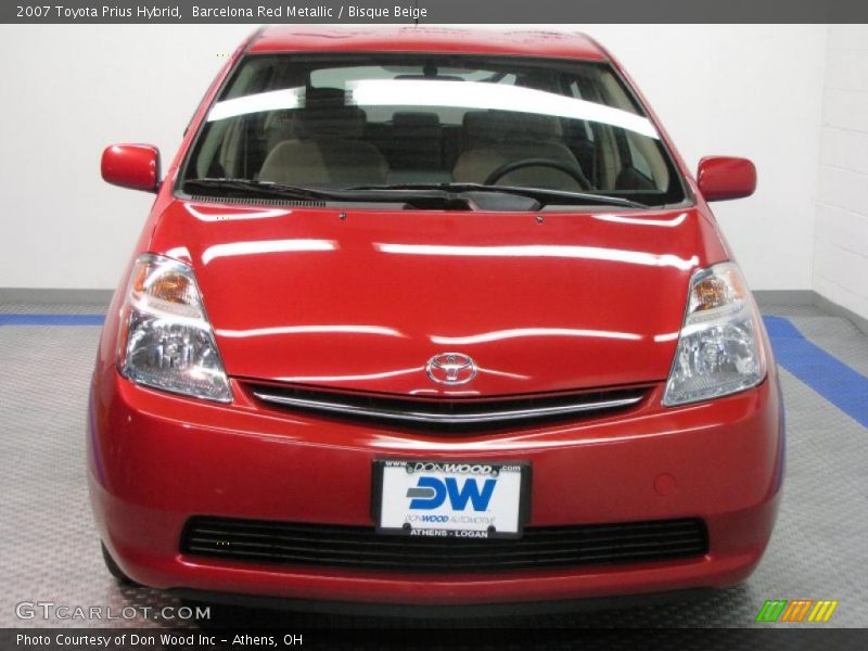 Barcelona Red Metallic / Bisque Beige 2007 Toyota Prius Hybrid