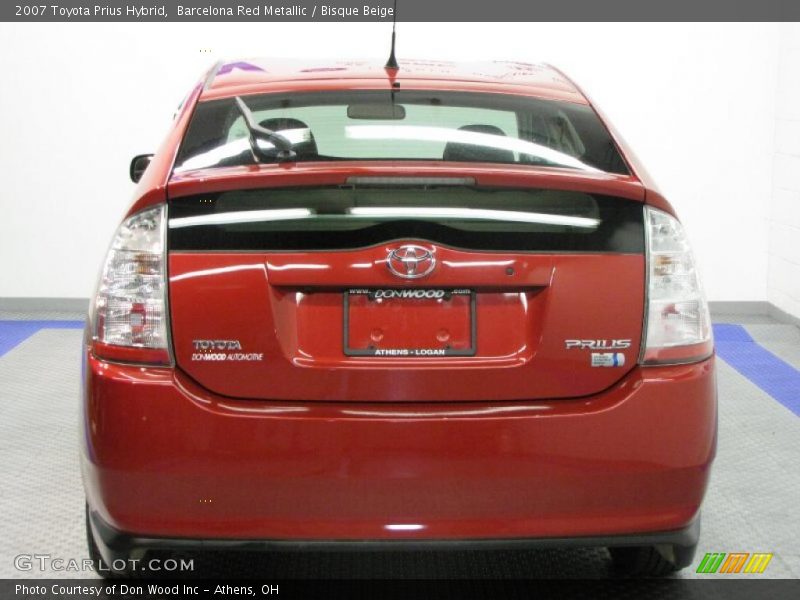 Barcelona Red Metallic / Bisque Beige 2007 Toyota Prius Hybrid