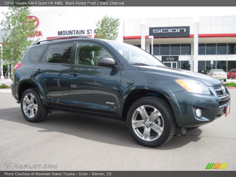 Black Forest Pearl / Dark Charcoal 2009 Toyota RAV4 Sport V6 4WD