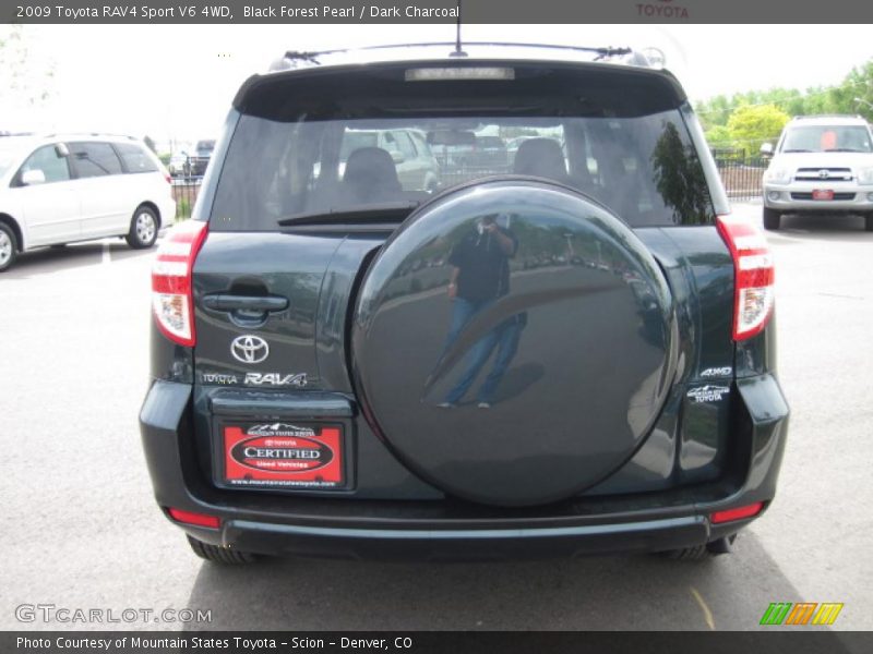 Black Forest Pearl / Dark Charcoal 2009 Toyota RAV4 Sport V6 4WD