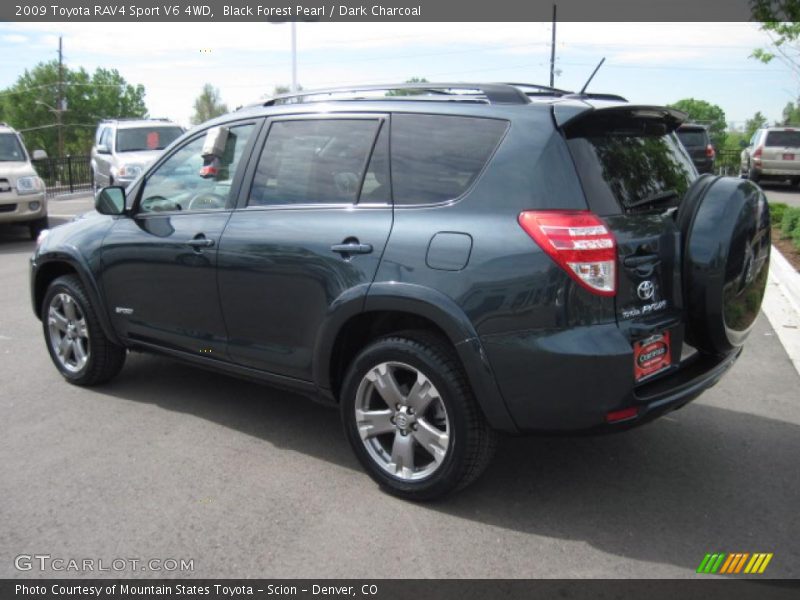 Black Forest Pearl / Dark Charcoal 2009 Toyota RAV4 Sport V6 4WD