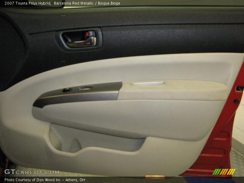 Barcelona Red Metallic / Bisque Beige 2007 Toyota Prius Hybrid
