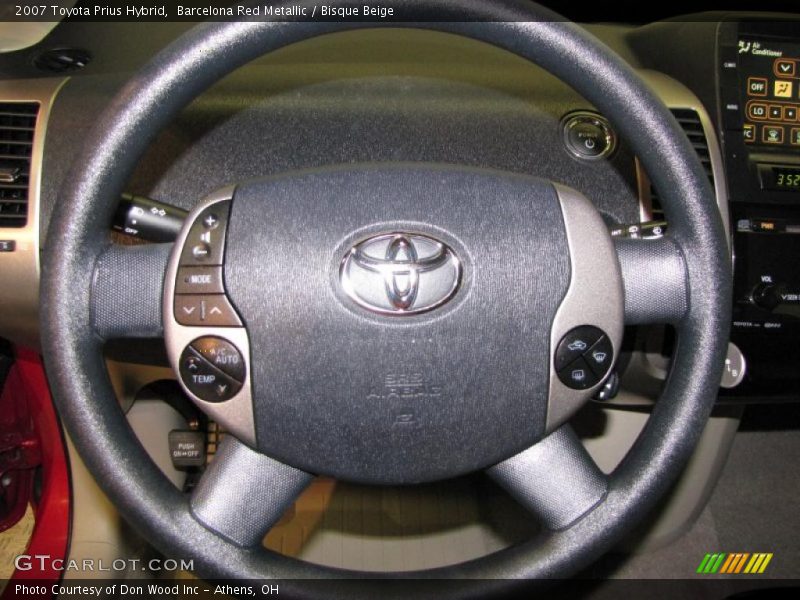 Barcelona Red Metallic / Bisque Beige 2007 Toyota Prius Hybrid