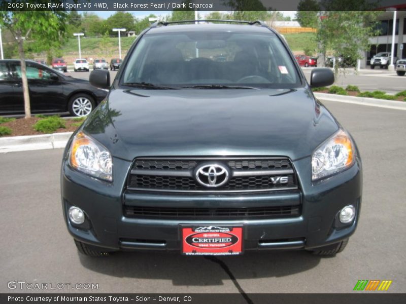 Black Forest Pearl / Dark Charcoal 2009 Toyota RAV4 Sport V6 4WD