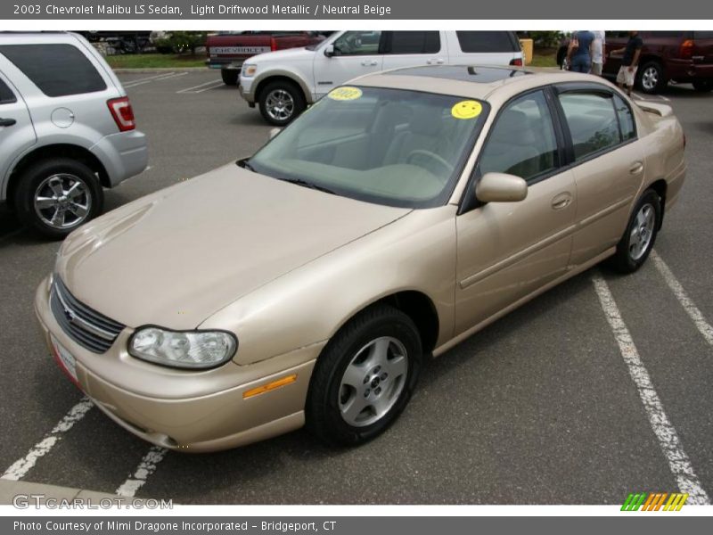 Light Driftwood Metallic / Neutral Beige 2003 Chevrolet Malibu LS Sedan