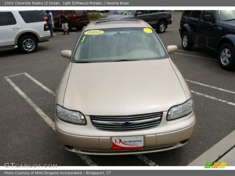 Light Driftwood Metallic / Neutral Beige 2003 Chevrolet Malibu LS Sedan