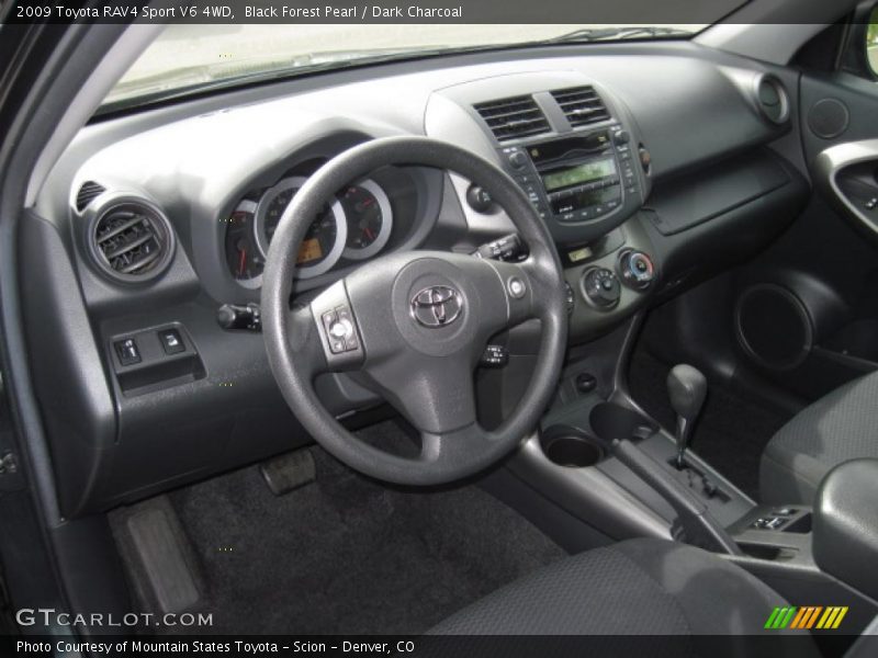 Black Forest Pearl / Dark Charcoal 2009 Toyota RAV4 Sport V6 4WD