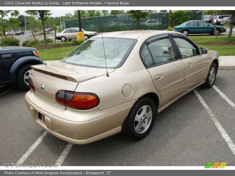 Light Driftwood Metallic / Neutral Beige 2003 Chevrolet Malibu LS Sedan