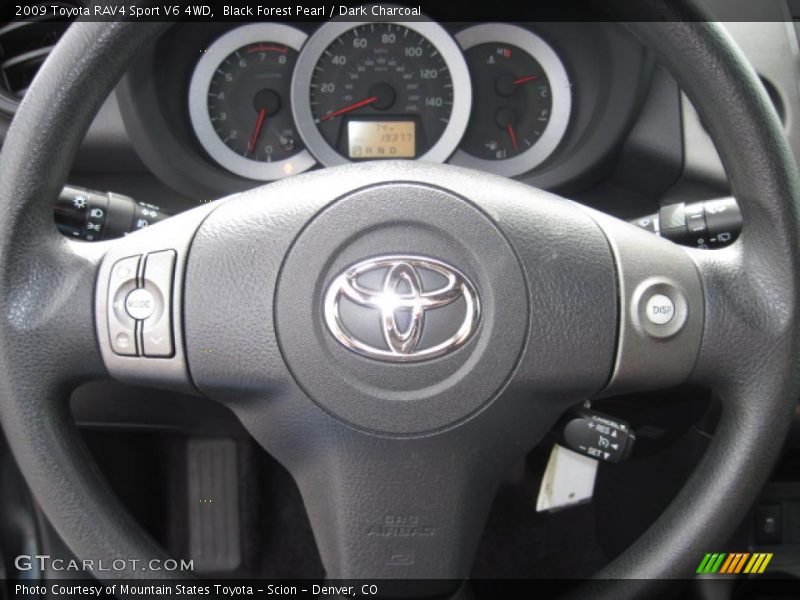Black Forest Pearl / Dark Charcoal 2009 Toyota RAV4 Sport V6 4WD