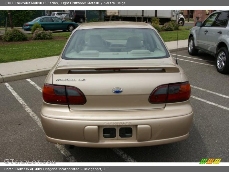 Light Driftwood Metallic / Neutral Beige 2003 Chevrolet Malibu LS Sedan
