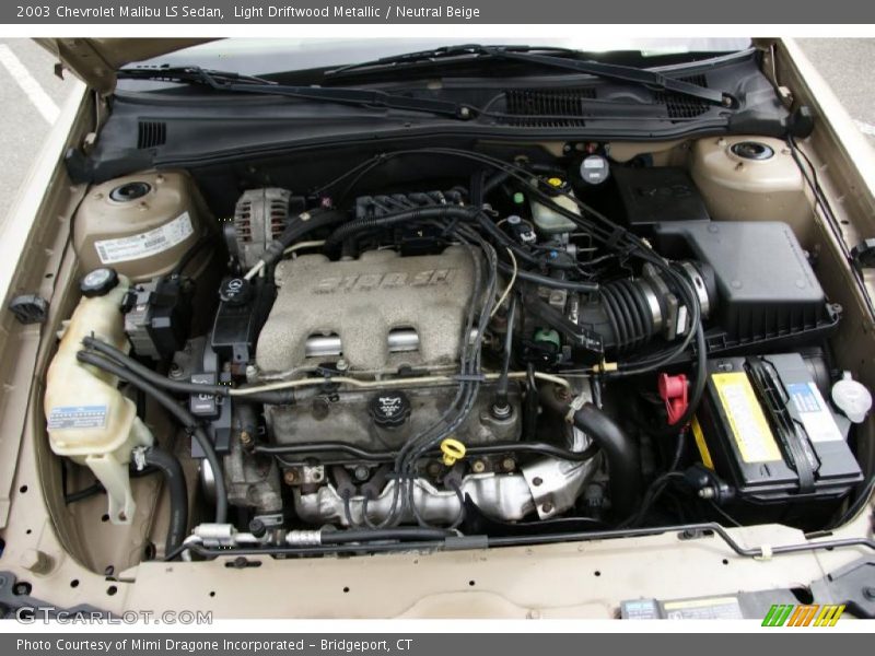 Light Driftwood Metallic / Neutral Beige 2003 Chevrolet Malibu LS Sedan