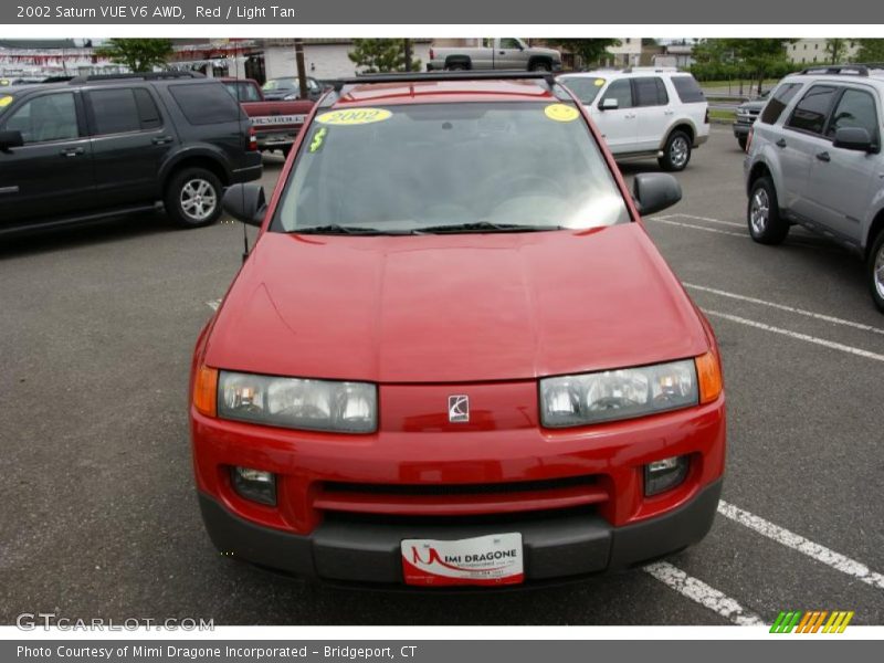 Red / Light Tan 2002 Saturn VUE V6 AWD
