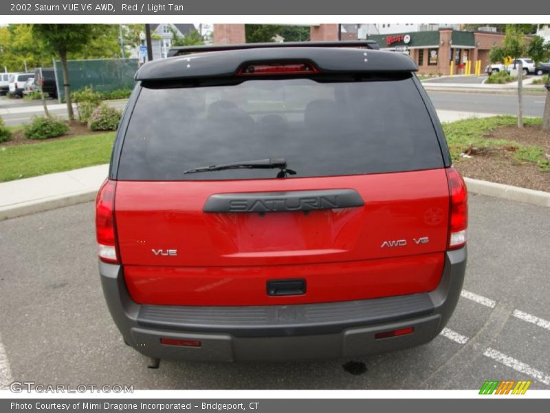 Red / Light Tan 2002 Saturn VUE V6 AWD