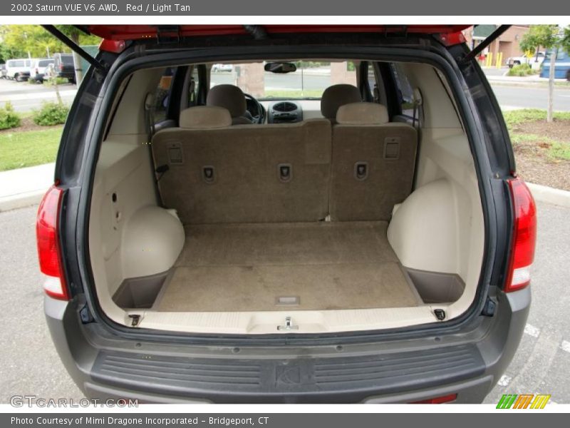Red / Light Tan 2002 Saturn VUE V6 AWD