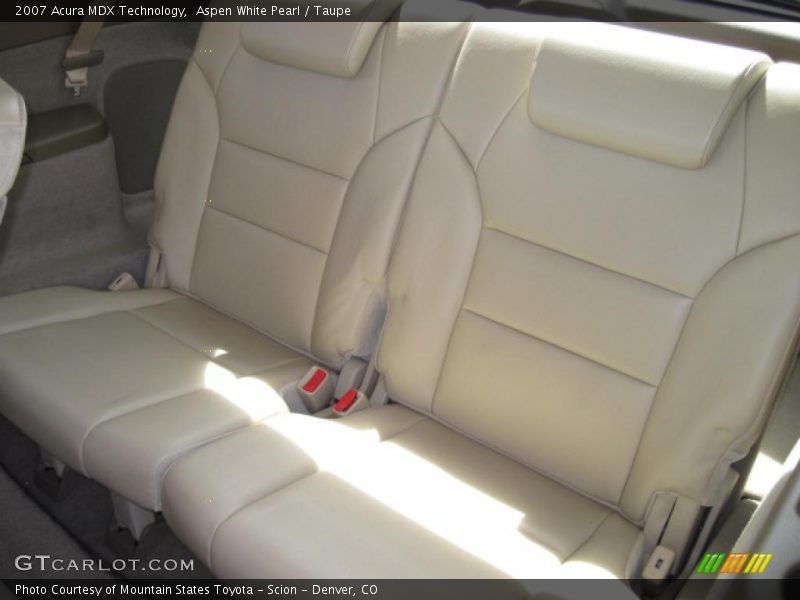 Aspen White Pearl / Taupe 2007 Acura MDX Technology