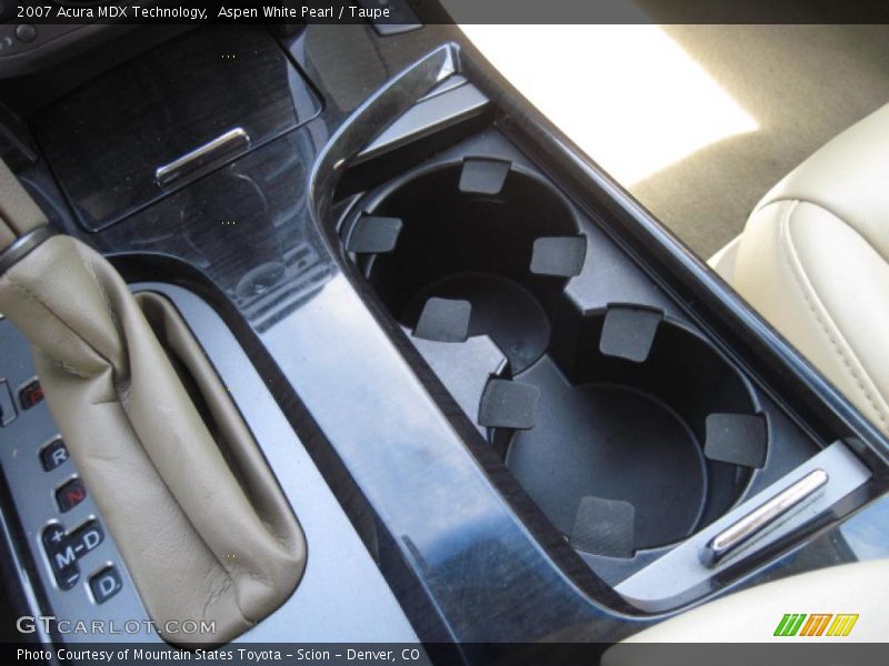 Aspen White Pearl / Taupe 2007 Acura MDX Technology