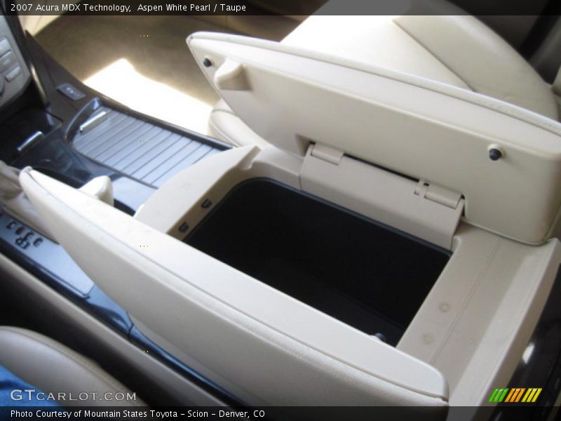Aspen White Pearl / Taupe 2007 Acura MDX Technology
