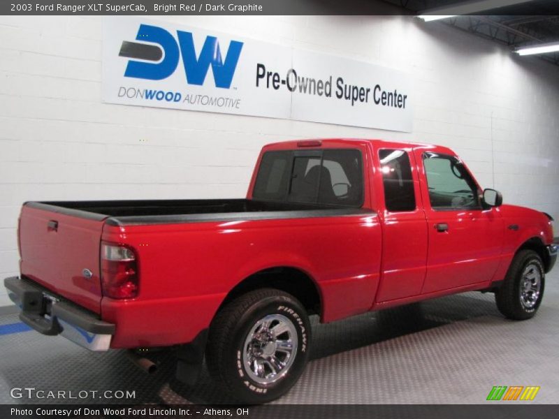 Bright Red / Dark Graphite 2003 Ford Ranger XLT SuperCab