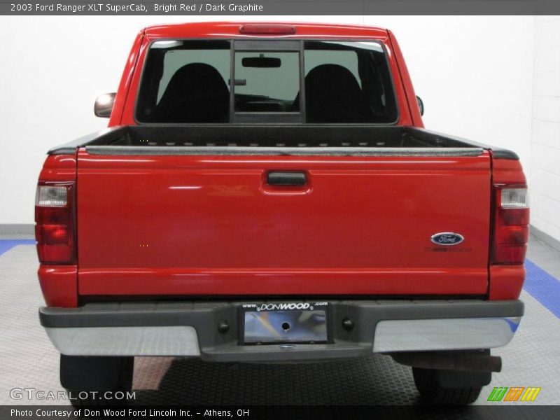 Bright Red / Dark Graphite 2003 Ford Ranger XLT SuperCab