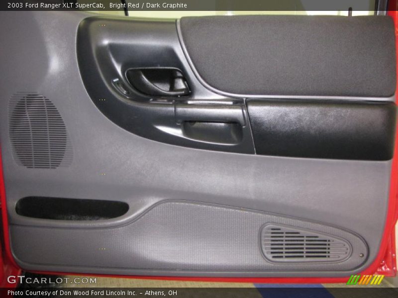Bright Red / Dark Graphite 2003 Ford Ranger XLT SuperCab