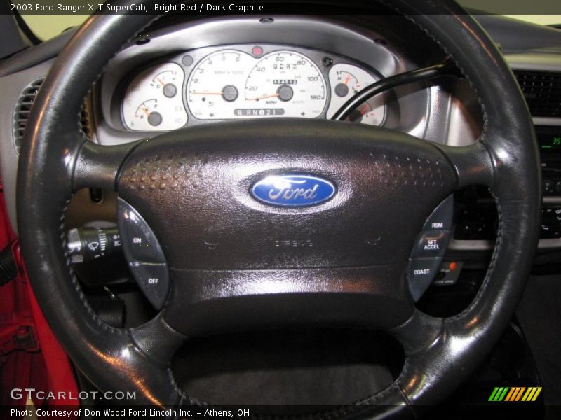 Bright Red / Dark Graphite 2003 Ford Ranger XLT SuperCab