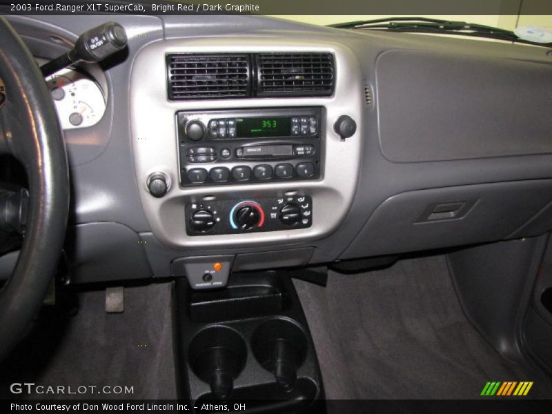 Bright Red / Dark Graphite 2003 Ford Ranger XLT SuperCab