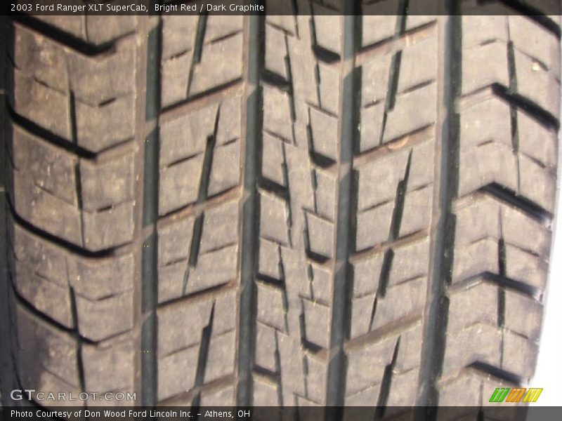 Bright Red / Dark Graphite 2003 Ford Ranger XLT SuperCab