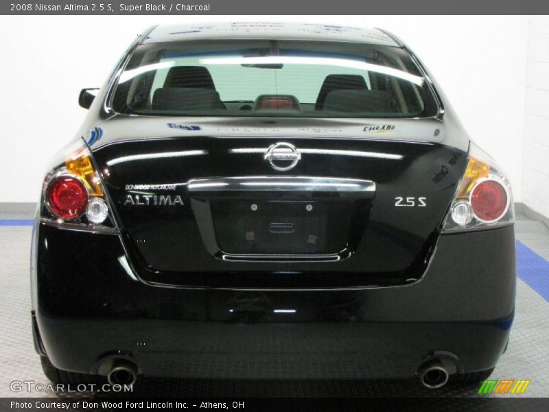 Super Black / Charcoal 2008 Nissan Altima 2.5 S