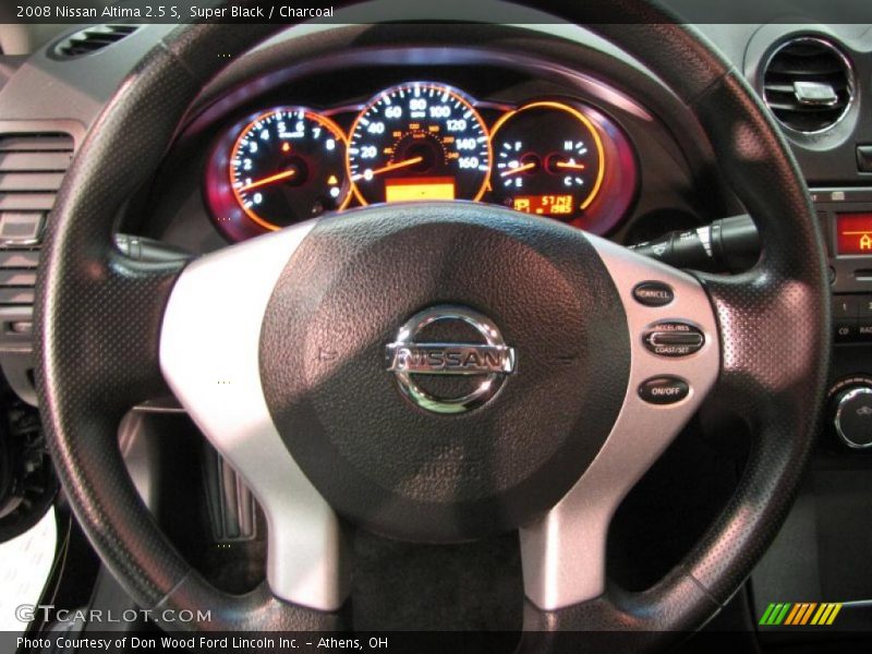 Super Black / Charcoal 2008 Nissan Altima 2.5 S