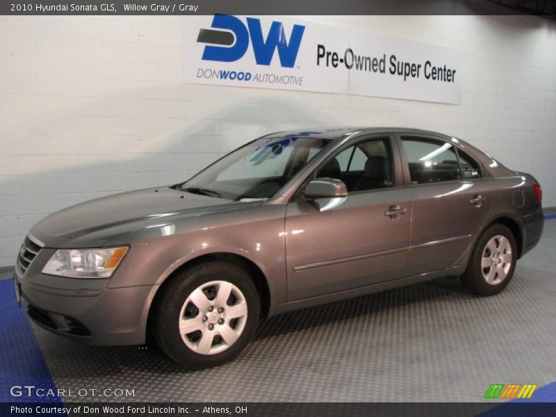 Willow Gray / Gray 2010 Hyundai Sonata GLS